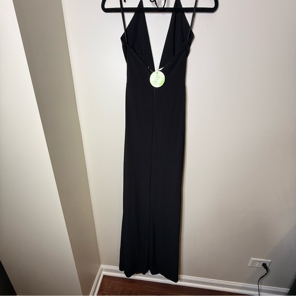 Windsor Abigail Formal High Slit Black Maxi Dress - Picture 9 of 12